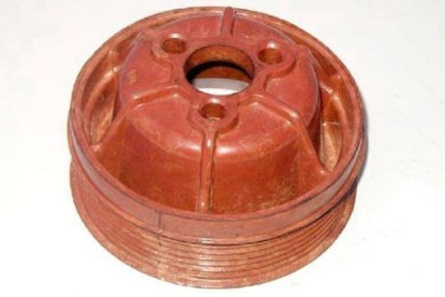 Шкив помпы УАЗ/ГАЗ дв.406 (текстол.)